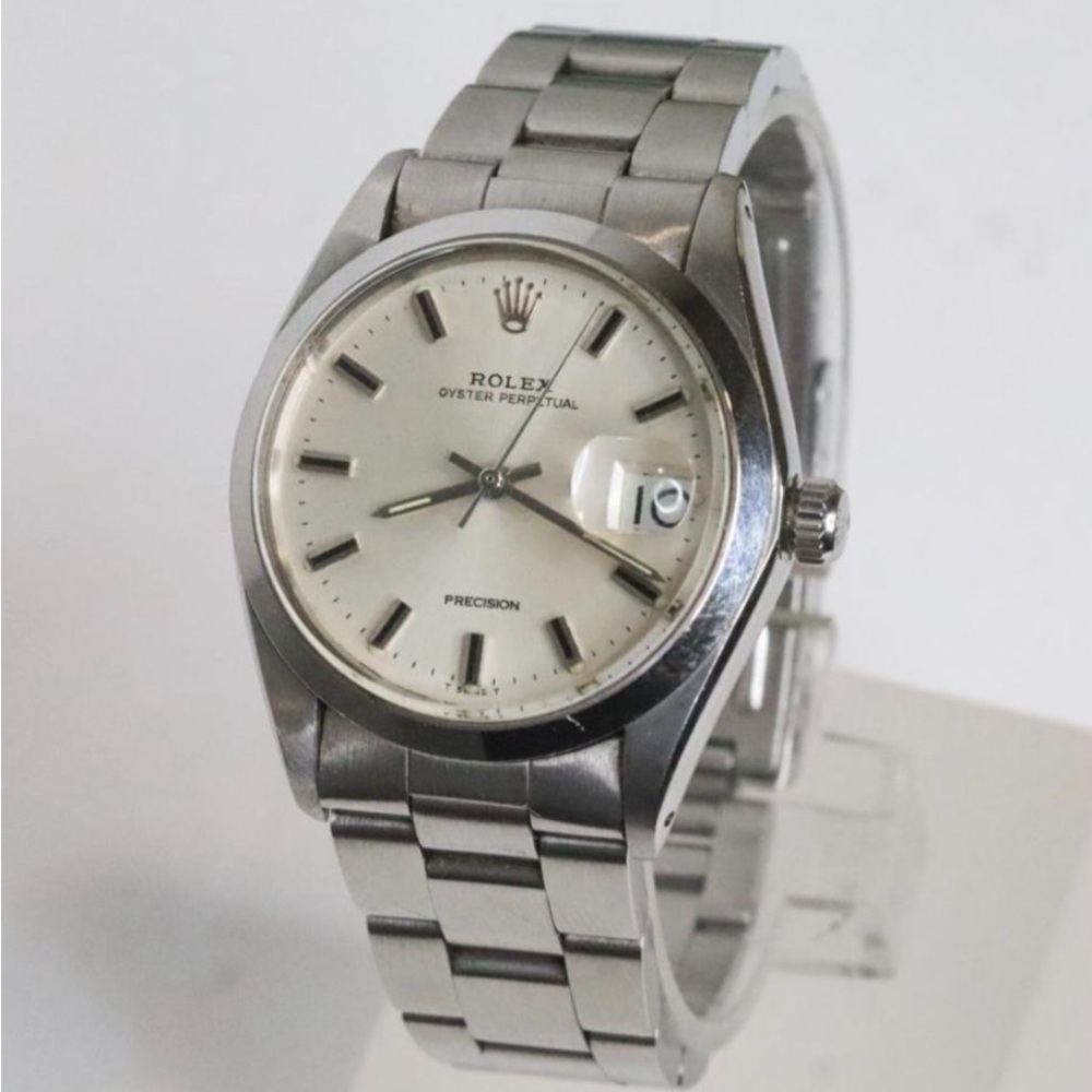 ROLEX OYSTER PERPETUAL 6694 WATCH W/BOX, 34MM - Picture 2 of 8